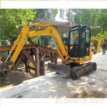 Jcb excavator kecil menggunakan mini